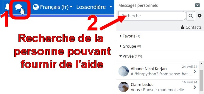 Aide messagerie